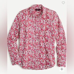 J. Crew Cotton poplin perfect shirt in Liberty® Wiltshire print